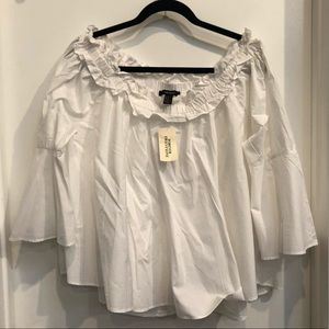 Off the Shoulder White Top (M)